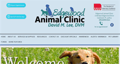 Desktop Screenshot of edgewoodanimalclinic.net