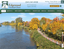 Tablet Screenshot of edgewoodanimalclinic.com